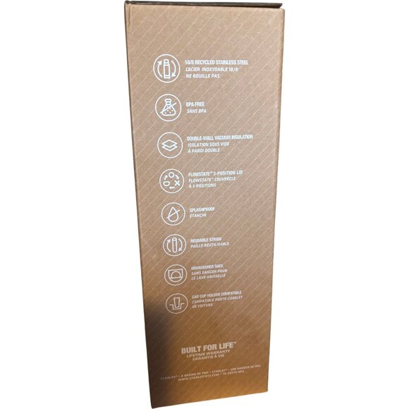 Stanley (Rose Red) 40 oz The Quencher H2.0 Flowstate Tumbler W/Box - NEW! - Picture 7 of 12